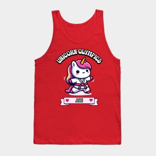 Judo Unicorn Olympics🥋🦄 - Ippon Cuteness! Tank Top